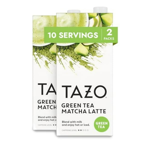 Green Tea Matcha Latte, Green Tea Concentrate, Easy-to-Serve Matcha Tea for Everyday Lattes, Mocktails, Hot or Iced Tea, 32 oz Tea Mix Carton (Pack of 2)