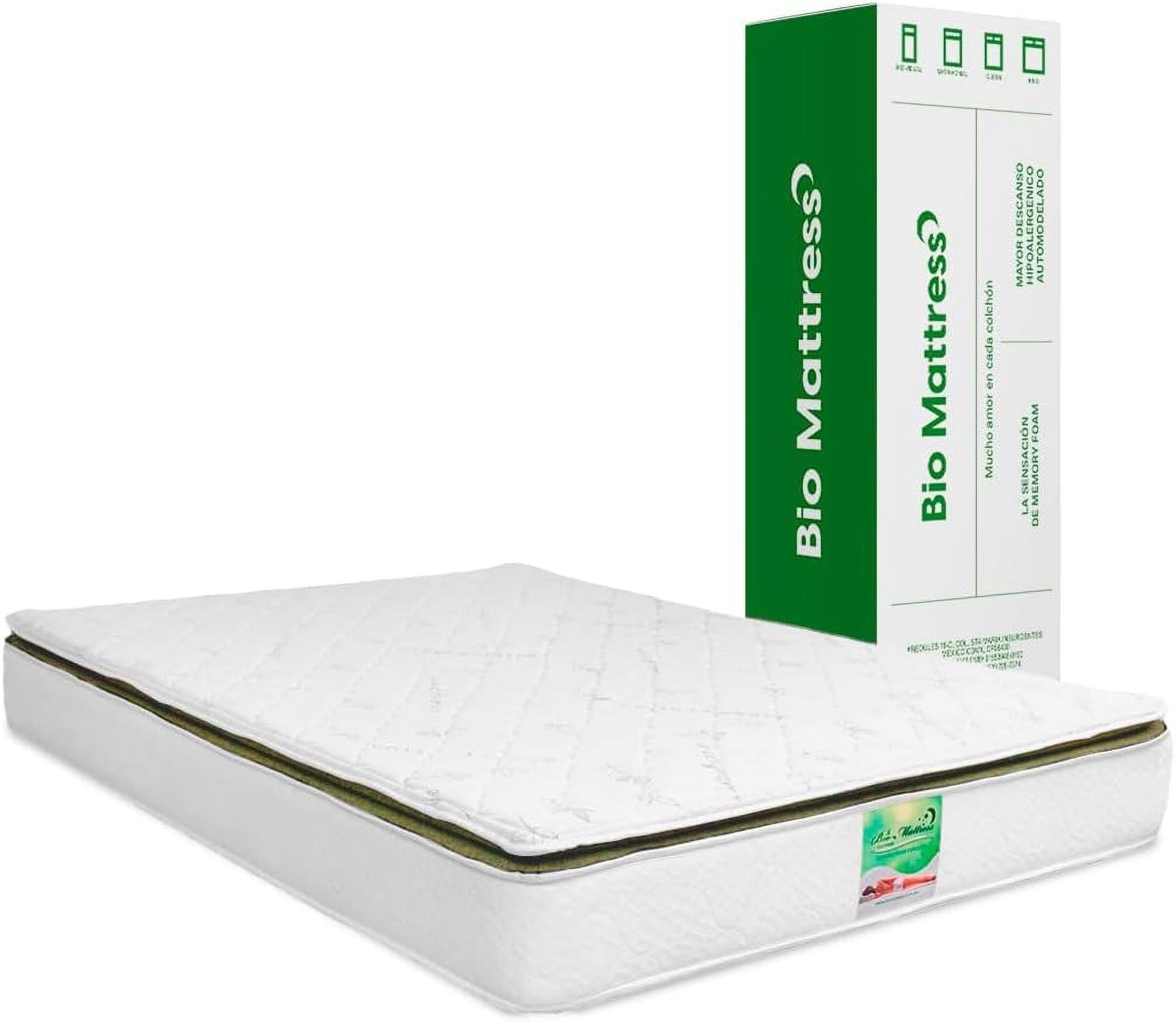 Green Tea Queen Size Mattress with Foam Plus and HighDensity Rubber