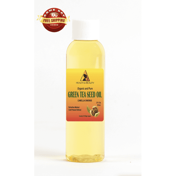 Green Tea Seed Oil Refined Organic Cold Pressed HEALTH & BEAUTY Pure 2 oz