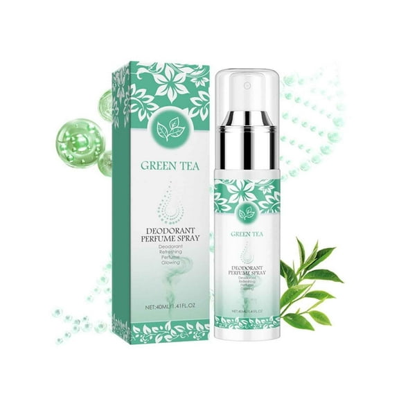 Green Tea Underarm Spray, Probiotic Underarm Toner Eliminates Any Body Odor, Refreshing for Long-Lasting, Removes Odor from Underarm Sweat, Sensitive Skin Friendly