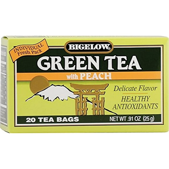 Green Tea W/Peach, 20 Ct - 6 Per Case.