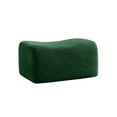 thumbnail image 1 of Green Teddy Fabric Cloud Ottoman, Modern Boneless Modular Footstool in a Box for Living Room, Comfortable Deep Seat Design, No Assembly Required, Sofas para Sala, 1 of 8