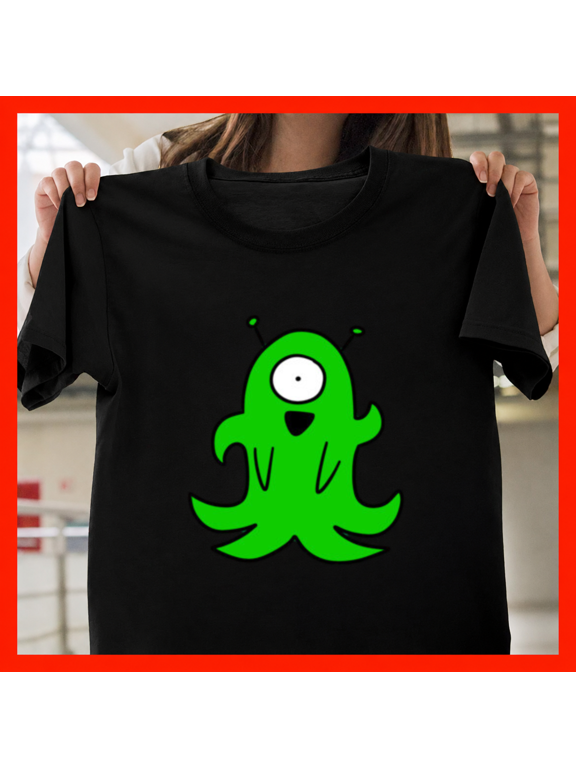 Green Tentacle Alien Day Of The Tentacle Classic Game Art Unisex T-Shirt, S-3XL
