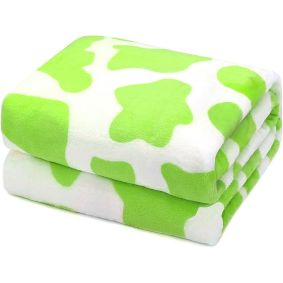 Green Throw Blanket Fleece Cozy Blankets & Throws Soft Throw Blankets for Kids