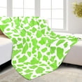 thumbnail image 1 of Green Throw Blankets Fleece Soft Blankets & Throws Super Soft Plush Blanket Twin Size, 1 of 5