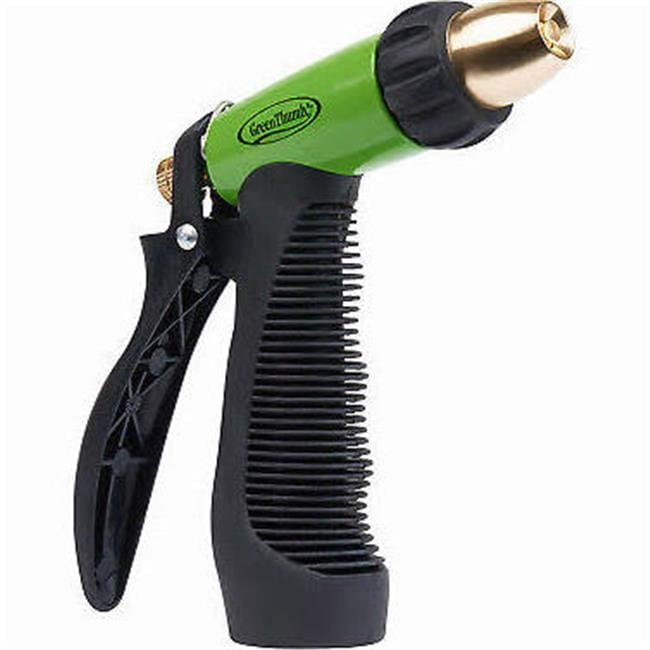 Green Thumb 15079-GTDI Rear-Trigger Adjustable Metal Hose Nozzle, Assorted Colors - Quantity 1