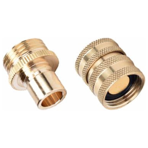 Green Thumb 30024 Brass Quick Connector Set - Quantity 12
