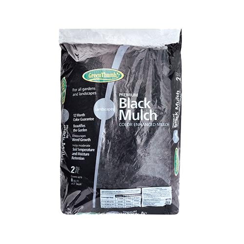 Green Thumb 52055469 Colored Mulch, Black 2-Cu. Ft. - Quantity 70
