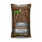 Green Thumb 52055471 Colored Mulch, Brown, 2-Cu. Ft. - Quantity 70