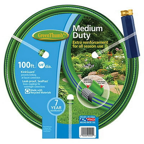 Green Thumb 8501-100 5/8" x 100' Nylon Reinforced Garden Hose