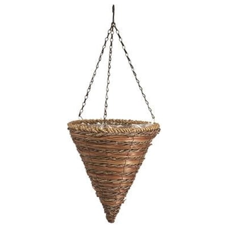 Green Thumb 88636GT Rope & Fern Hanging Basket, 12-In. - Quantity 10