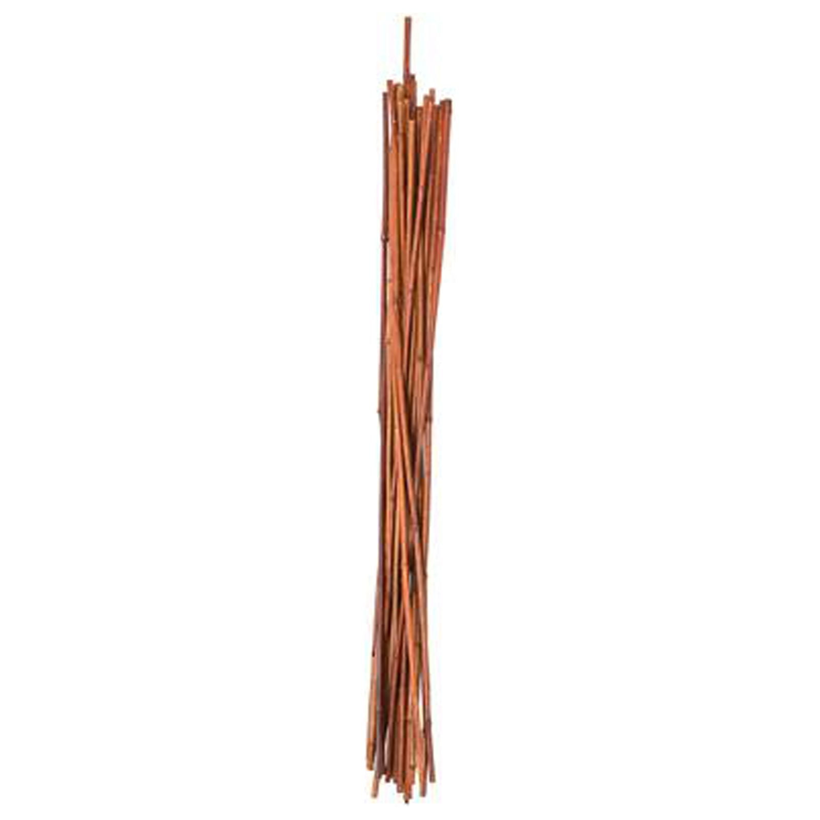 Natural Bamboo 2-Foot Garden Support Stakes, Pack of 25