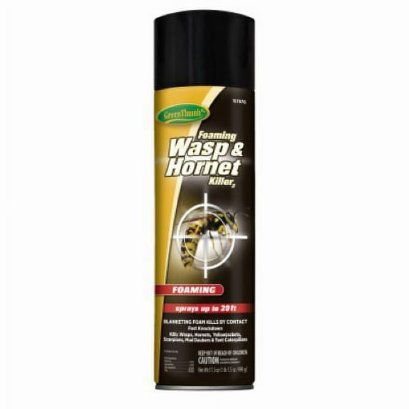 Green Thumb HG-187976 17.5 oz Can Of Foaming Wasp & Hornet Spray - Quantity of 4