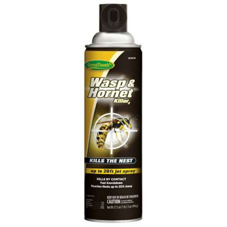 Green Thumb HG 187978 17.5 oz Can of Wasp Hornet Pest Control Spray Quantity of 1 Walmart