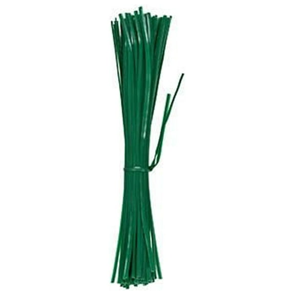 Green Thumb T002GT Plant Wire Ties, Plastic-Coated, 8-In., 100-Pk. - Quantity 20