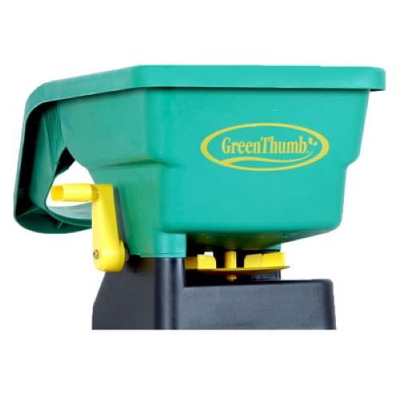 Green Thumb TC2105 Handheld 6 LB Capacity Spreader For Ice Melter, Rock Salt & Grass Seed - Quantity of 4