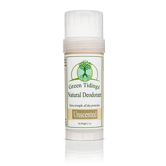 Green Tidings All Natural Deodorant- Unscented 2.7 Ounces