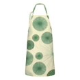 thumbnail image 1 of Green Tie Dye Fan Pattern Apron-Garden Aprons for Women with Pockets-Cotton Linen Waterproof Kitchen Cooking Gardening Aprons Adjustable for Kitchen,Cooking,BBQ and Salon 33x27 Inch, 1 of 7