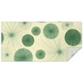 thumbnail image 1 of Green Tie Dye Fan Pattern Rectangle Tablecloth 60"x120",Waterproof Polyester Rectangle Table Cloth, Wipeable Spillproof Polyester Tablecloth for Dining, Camping, Indoor and Outdoor, 1 of 6