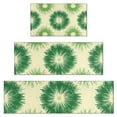 thumbnail image 1 of Green Tie Dye Kitchen Rugs Sets Of 3,Kitchen Runner Rugs Non Skid Washable,Decorative Kitchen Floor Mats for Kitchen,Sink,Laundry,17"x30"+ 17"x47" + 17"x59", 1 of 6