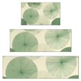thumbnail image 1 of Green Tie Dye Overlay Pattern Kitchen Rugs Sets Of 3,Kitchen Runner Rugs Non Skid Washable,Decorative Kitchen Floor Mats for Kitchen,Sink,Laundry,17"x30"+ 17"x47" + 17"x59", 1 of 6