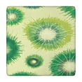 thumbnail image 1 of Green Tie Dye Pattern Square Fitted Tablecloth with Elastic Edge,Square Table Cover,Washable Elastic Table Cover for Home Kitchen Party Decor 34"x34", 1 of 6