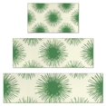 thumbnail image 1 of Green Tie Dye Spray Pattern Kitchen Rugs Sets Of 3,Kitchen Runner Rugs Non Skid Washable,Decorative Kitchen Floor Mats for Kitchen,Sink,Laundry,17"x30"+ 17"x47" + 17"x59", 1 of 6