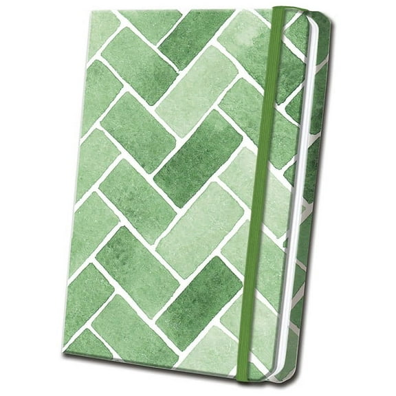 Green Tile Linen Journal