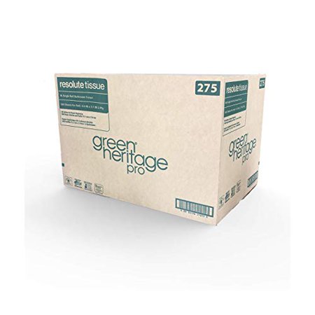 Green Toilet Paper, 2 Ply 500 per Roll, 96 Rolls, White, Large