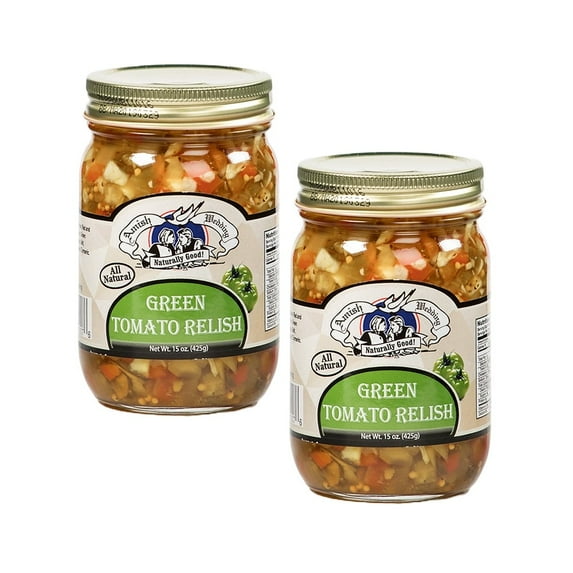 Green Tomato Relish, 2 Pack 15 ounce Jars