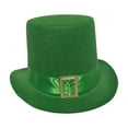 thumbnail image 1 of Green Top Hats Leprechaun Hat with Buckle for Women Men Couple Adult St. Patrick's Day Party Dressy Hat Irish Parde, 1 of 6