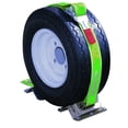 thumbnail image 1 of Green Touch 8In- 27In Wheel Tie Down Fastrap With E Clip, 1 of 5