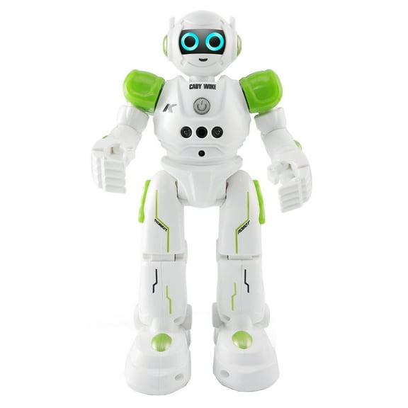 Green Touch Control Programmable Dancing Robot Toy With Voice Recording Usb Rechargeable