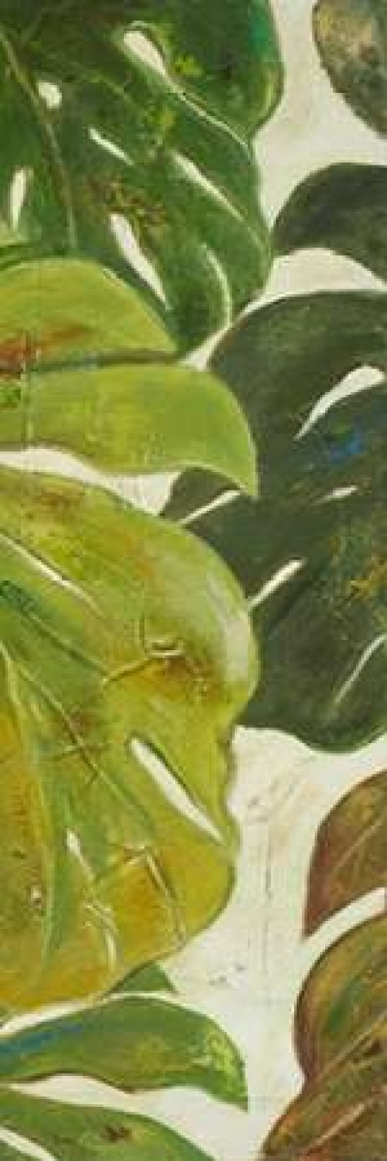 Green Touch Panel III Canvas Art - Patricia Pinto (8 x 24)