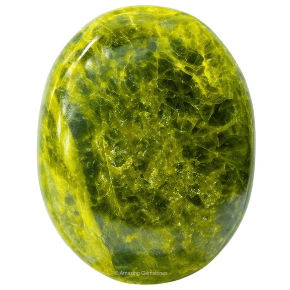Green Tourmaline in matrix Crystal Palm Stone