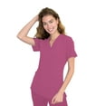 thumbnail image 1 of Green Town Scrubs for Women - 4 Pocket V-Neck Scrub Top, Stretch Fabric, Easy Care Uniforms, 1 of 7