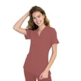 thumbnail image 1 of Green Town Scrubs for Women - 4 Pocket V-Neck Scrub Top, Stretch Fabric, Easy Care Uniforms, 1 of 7