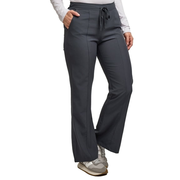 Green Town Scrubs for Women - Flare Leg Scrub Pant, 4 Pockets, Yoga Waistband, Stretch Fabric, Easy Care
