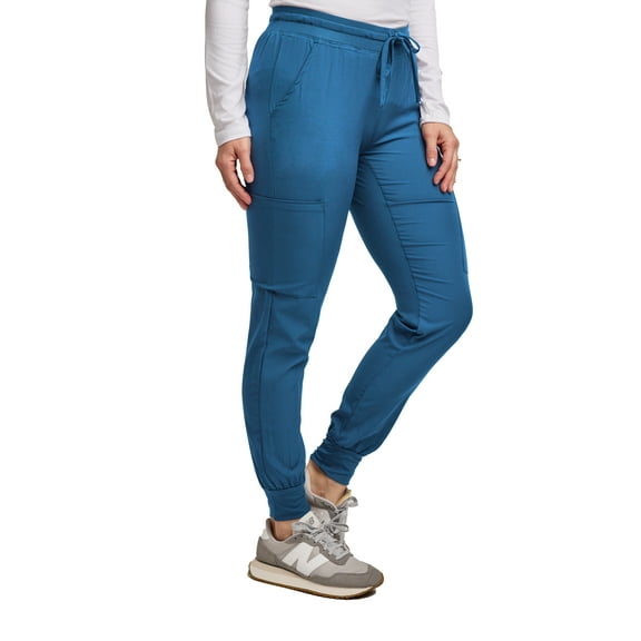 Green Town Scrubs for Women - Jogger Scrub Pant, Yoga Waistband, 4 Pockets, Stretch Fabric, Easy Care