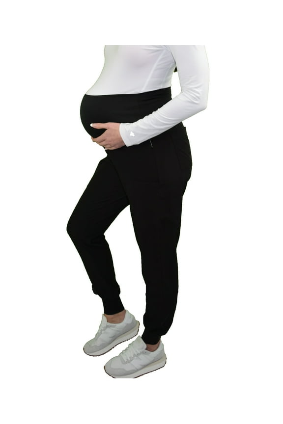 Scrubs for Women - Maternity Scrubs Jogger Scrub Pant, 4 Pockets, Easy Care Stretch Fabric Uniforms