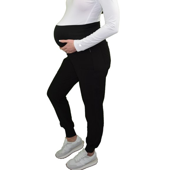 Green Town Scrubs for Women - Maternity Scrubs Jogger Scrub Pant, 4 Pockets, Easy Care Stretch Fabric Uniforms