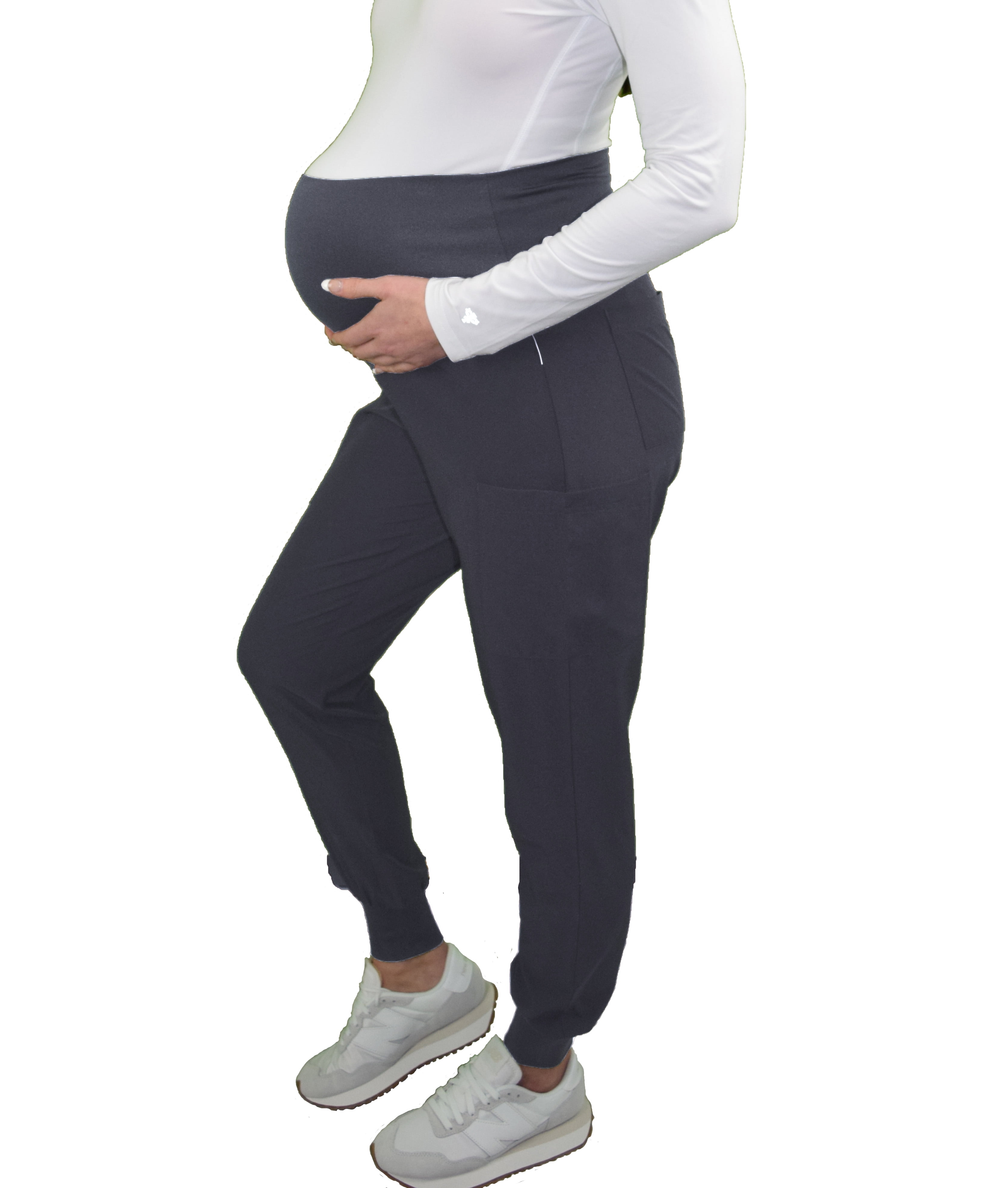 Green Town Scrubs for Women Maternity Scrubs Jogger Scrub Pant, 4