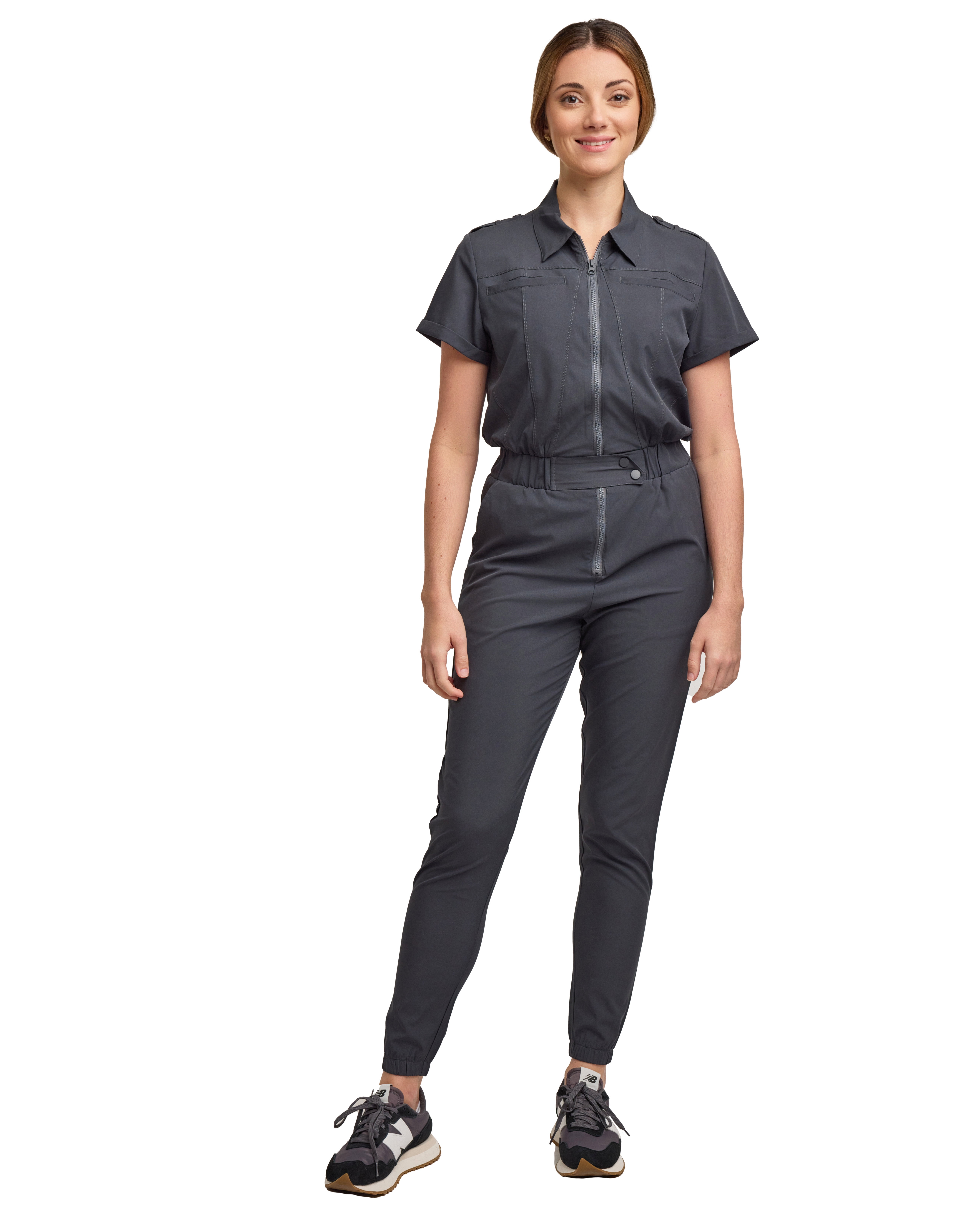 Green Town Scrubs for Women Scrub Jumpsuit - Jogger Pant, 6 pockets, Easy  Care Stretch Fabric Uniforms