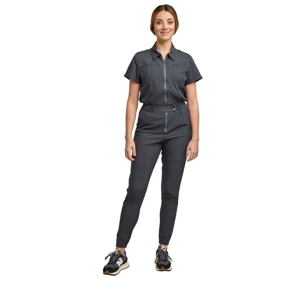 Green Town Scrubs for Women Scrub Jumpsuit - Jogger Pant, 6 pockets, Easy Care Stretch Fabric Uniforms