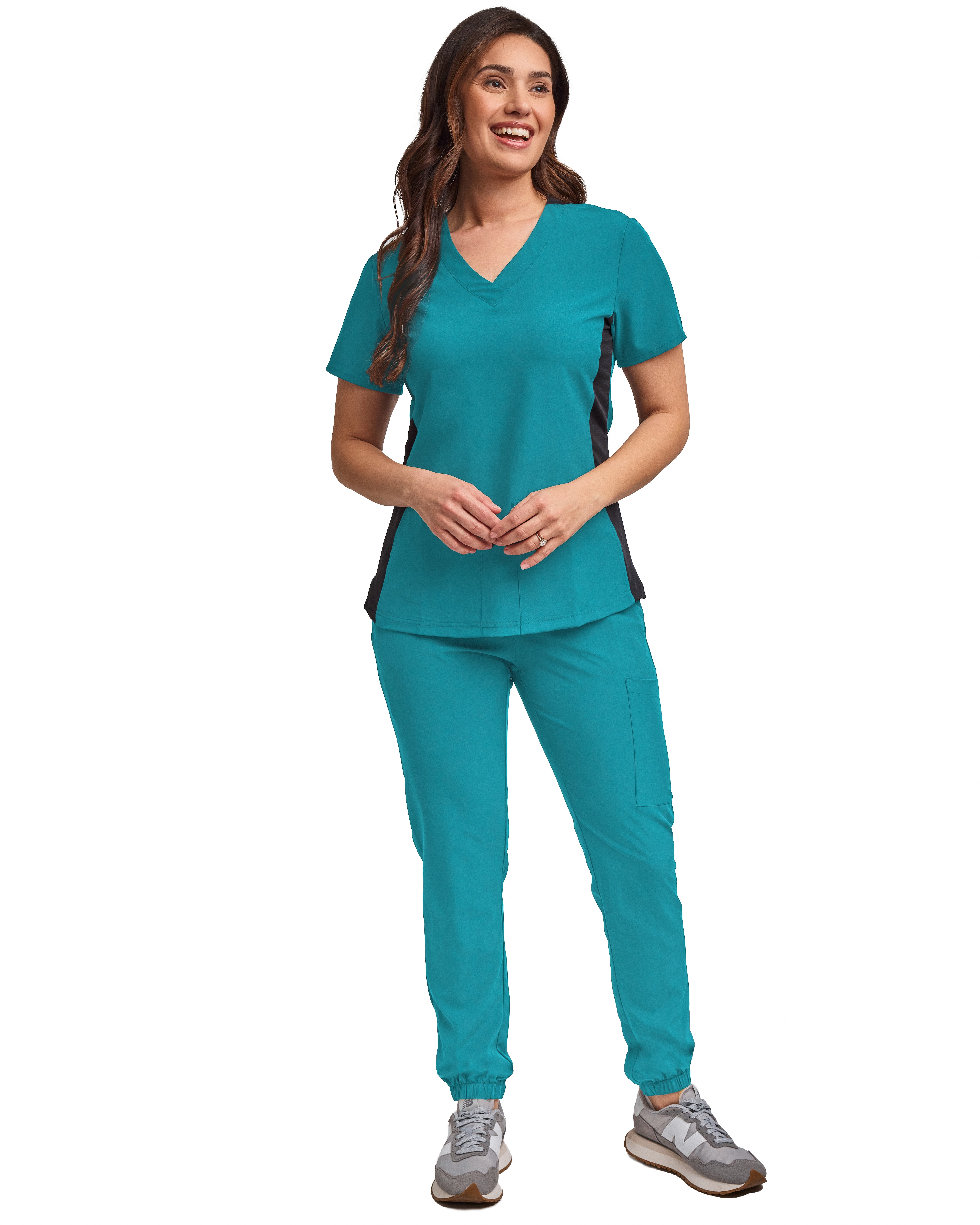 Green Town Scrubs for Women Scrub Set - Jogger Pant and Comfort Stretch ...