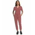 thumbnail image 1 of Green Town Scrubs for Women Scrub Set - Jogger Pant and Tuck-In V-Neck Top, 5 Pockets, Yoga Waistband, Nursing Uniform, 1 of 8