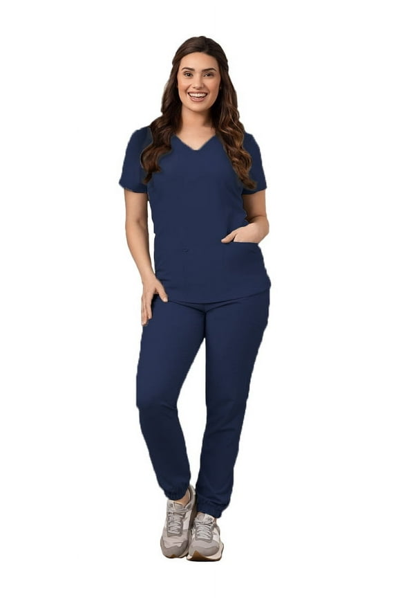 Women's Medical Nursing Jogger Scrub Set GT 4FLEX Top and Pant