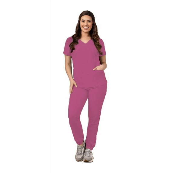 Women's Medical Nursing Jogger Scrub Set GT 4FLEX Top and Pant