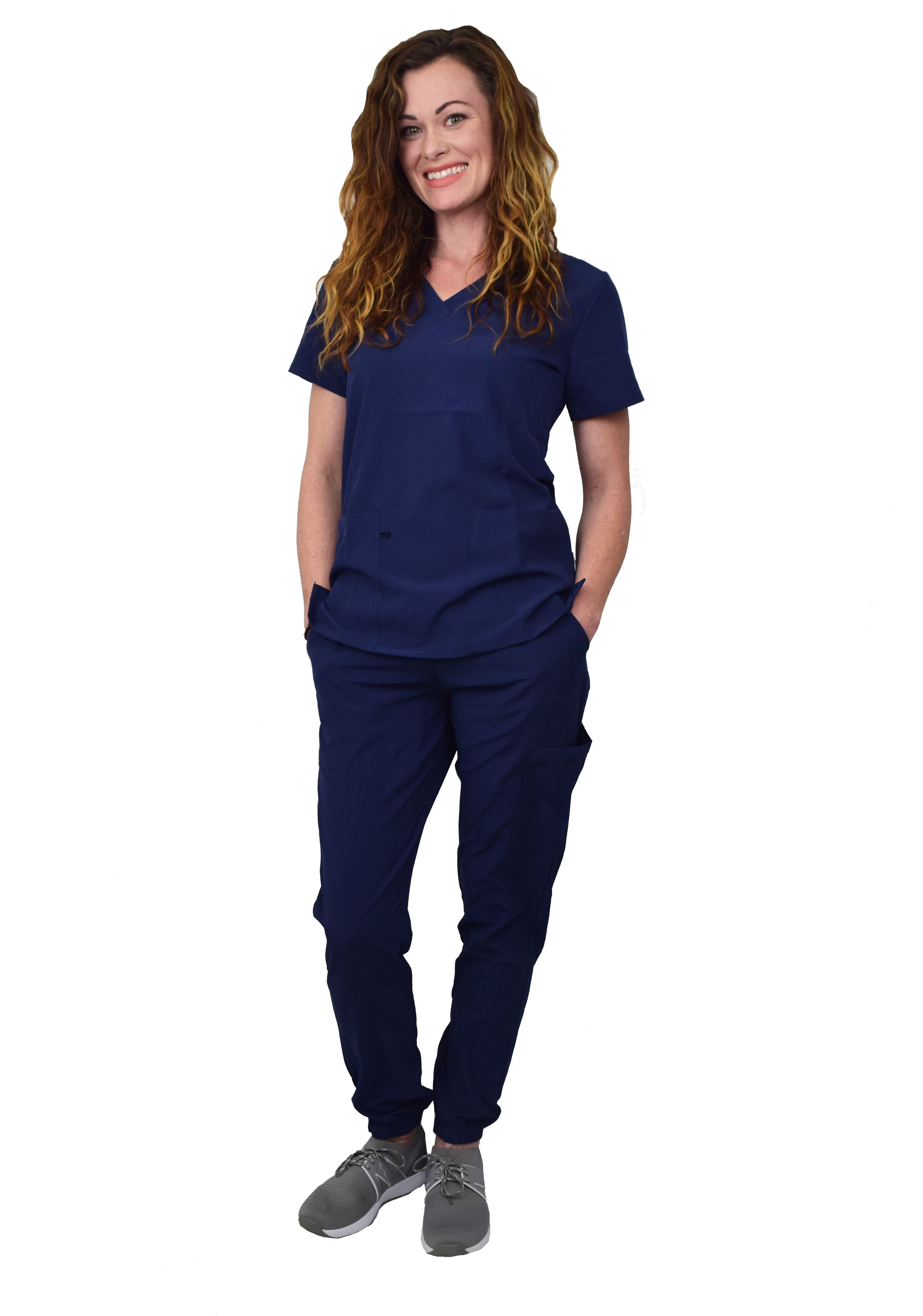 Green Town Scrubs Women's Long Sleeve Underscrub Tee - Super Soft, Stretch, 4-Way Stretch, Multi-Pack