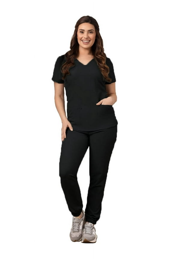 Women's Medical Nursing Jogger Scrub Set GT 4FLEX Top and Pant